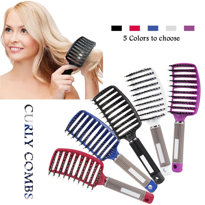 Bamboo Detangle Hairdressing Brush