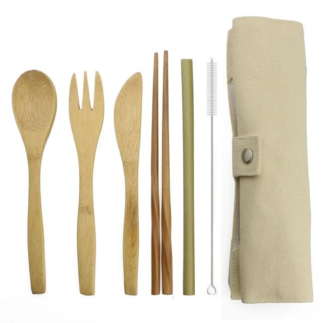 Bamboo Cutlery Set