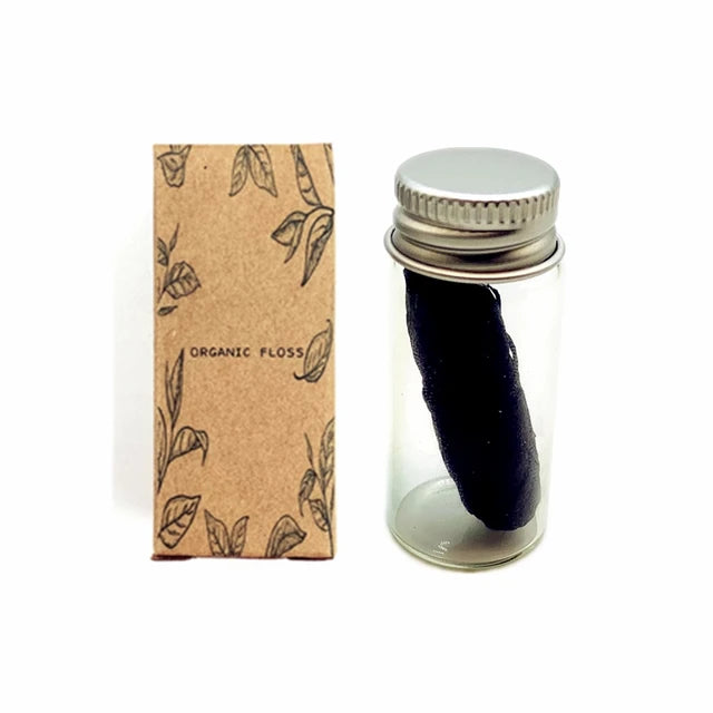 Organic Bamboo Fibre with Activated Charcoal Floss