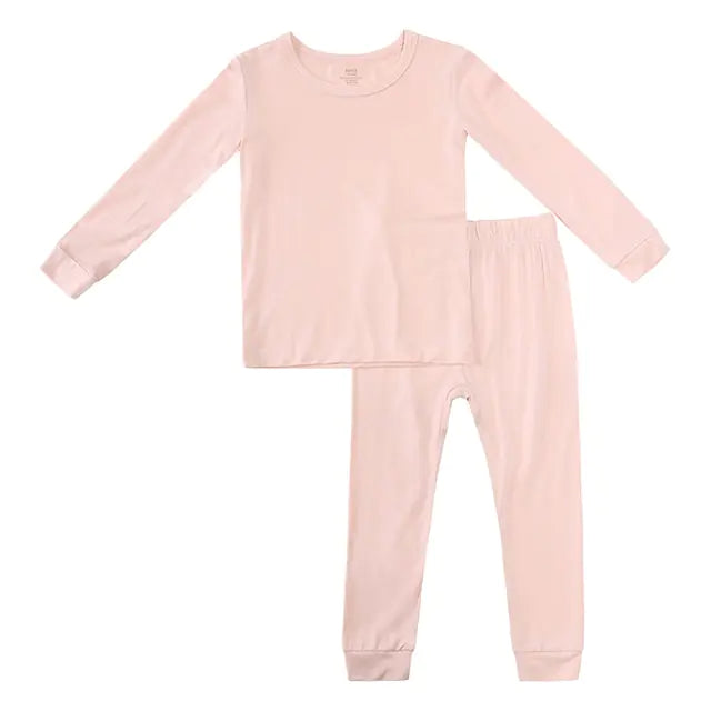 2023 Bamboo Fiber Toddler Kids Pajamas Set